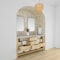 James Martin Vanities Single 72'' Double Vanity, Sunwashed Oak w/ 3 CM Victorian Silver Quartz Top D404-V72-SWO-3VSL - alternate 2